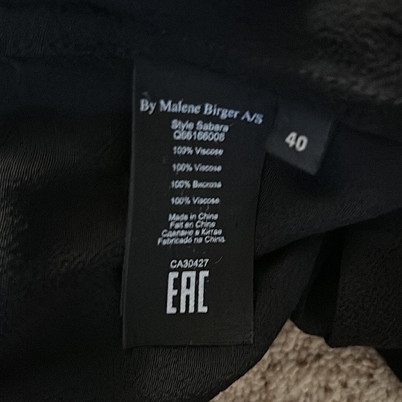 By Malene Birger NWT Black Sequins Long Sleeve Shirt Top **Sz 40/US Sz 10**🌺🌺 - Picture 5 of 6